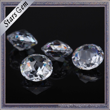 High Quality Clear White Color Brilliant Cut Cubic Zirconia CZ Stones for Sale